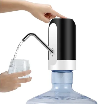 Univerzalna Električna Vodna Črpalka Za Galono Z USB Polnjenje En Klik Stikalo Razpršilnik Vode Kuhinja Samodejno Steklenica za Vodo Črpalka