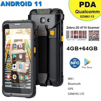 Android 11 črtne kode Mobilnih Ročni Računalnik Wi-Fi Krepak PDA Podatkov Terminal SE4710 Zebra Optičnega 4G+64 G za za Maloprodajno Skladišče