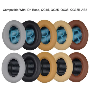 1 Par Zamenjava Slušalke Blazine Za Dr. BOSE QC35 QC25 QC15 Zmanjšanje Hrupa Earpads Kritje Slušalke Pribor