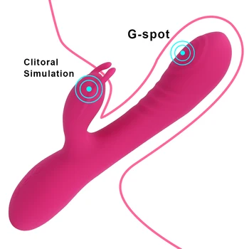 G Spot Rabbit Vibrator, Vibrator Sex Igrače Za Ženske, 3 Hitrosti 7 Frekvenca Močan Masturbacija Vagina Massager Klitoris Stimulator