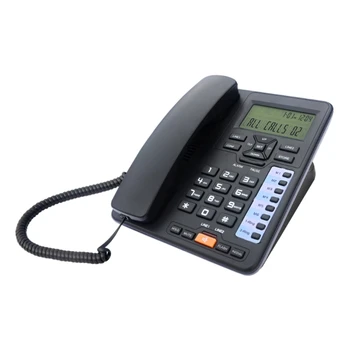 TC6400 2-Line Fiksnih Telefonskih Desk Telefon LED Zaslon CallerID Število Shranjevanje Poslovnih Urad Telefon