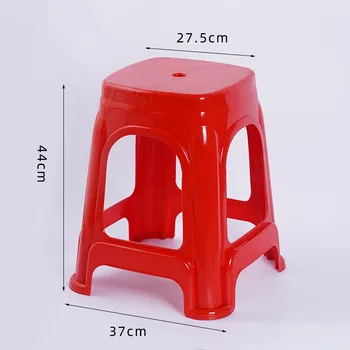 HH441 Zadebelitev dnevna soba odraslih lahko sklad je preprost kvadratnih blata srečanje plastični stol doma plastični stol