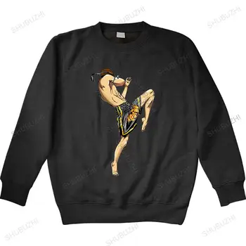 nova modna majica moški posadke vratu Muay Thai Fant kapuco Čisto hoodies najstniških trenirke Za MMA Človek bombaž moški pulover s kapuco vrhovi