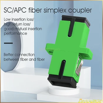 Visoka Kakovost SC/APC Single Mode Optični Priključek Prirobnica Glavo Spojnik Kvadratnih Skupni Tok Brezplačna Dostava