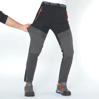 Moški pohodništvo, treking na prostem hitro sušenje hlač poletje tanke izsekavanje stretch hlače hitro suhe nepremočljiva dolge hlače 8XL