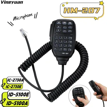 Zamenjava ICOM HM-207 digitalnega mobilnega mikrofon IC-2730E ID-5100A ID-5100E Mobilni telefon mikrofon Echo zaslonu mobilnega telefona