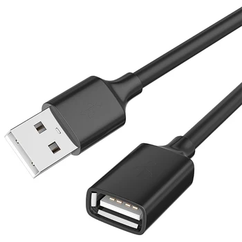 USB Kabel Podaljšek, Moški-Ženska A/F Fan Polnjenje Banke USB Vmesnik Tipkovnica Primerna Za PC, TV, Mobilni priključni Kabel