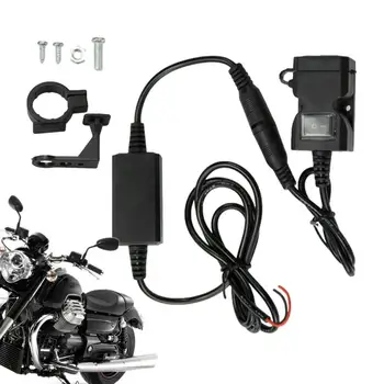 Motorno kolo Telefon Polnilnik USB Polnjenje prek kabla USB Vrata Motocikel Adapterjem za Zaščitno In Varčevanje z Energijo, motorno kolo, Dvojni Polnilnik USB