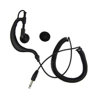 Izhod za slušalke 3,5 mm G-Obliko Samo Mehke Gume Slušalke Slušalke Za Radio W3JD