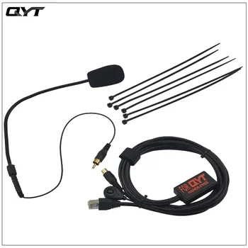 QYT 8-PIN Crystal Head Prst PG MIC prostoročne Slušalke za Mobilne Radijske KT-8900 KT-8900R BAOJIE TM-218 QYT KT-7900D KT-8900D