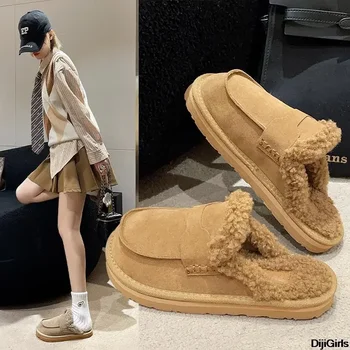 2023 copati ženske čevlje flipper nič ravno sandali flip flops stran oblikovalec razkošje krznen strani zimo doma čevelj