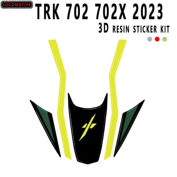 Za Benelli TRK 702 TRK 702X 2023 3D Gel Epoksi Nalepke Komplet 3D Motociklistična začelje za Zaščito Nalepka