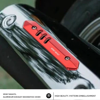 Duh Zveri motornega kolesa, izpušni dekorativni pokrov glušnika glušnika stražar plate toplotni ščit izolacija Za Honda NS125LA