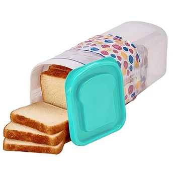 Pravokotne Kruh Polje Prosojno Torto Posodo Embalaža Škatle Za Shranjevanje Primeru Za Suho Svežih Živil Štruca Torto Rejec