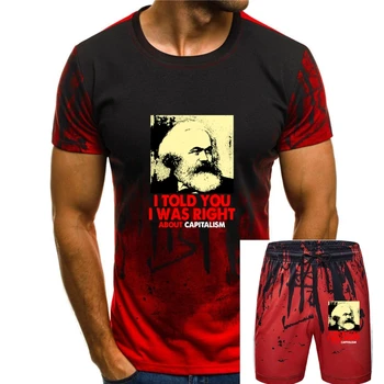 Komunizem Lenin Zssr Stalin in Mao Socializma Marx T Shirt Poletje Kratek Rokav Pletene Edinstven v Velikosti S-5XL Humor Majica