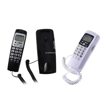 B666 Majhnih Stacionarnih telefonov s ponovno izbiranje ter LCD-Zaslon Fiksni, Prenosni Daljnovod za Starejše in Otroke Dropship