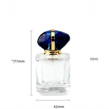 15pcs 50 ml Pregleden Black Parfum Steklenice Potovanja Žep 30ml Stekla Spray Steklenice Prazne Steklenice Megle Spray Steklenico