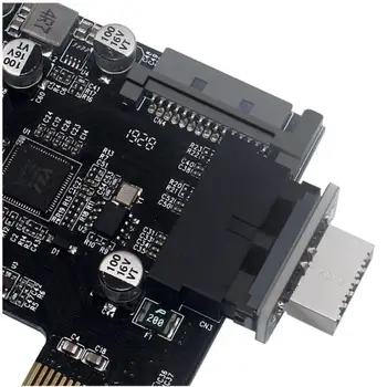 Matične plošče, Notranje 20Pin USB 3.0/19P Glava Tipa E-Ključ USB 3.1 20 Pin Adapter Za Tip C Sprednja Plošča Šasije Nosilec Nova