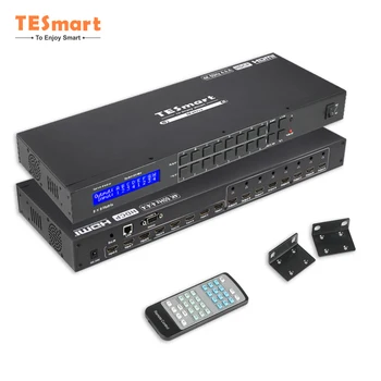 TESmart ODM in ODM šahovnica z 8 × 8 8 Ultra HD Video Matrice 4k 60Hz HDCP2.2 HDMI Smart EDID IR Rremote LAN RS232 Nadzor HDMI Matrix
