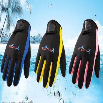 1,5 mm Neoprenske Rokavice za Potapljanje, Surfanje Spearfishing Snorkeling Tople Rokavice, Modni, Surf, Surfing Potapljaške Rokavice