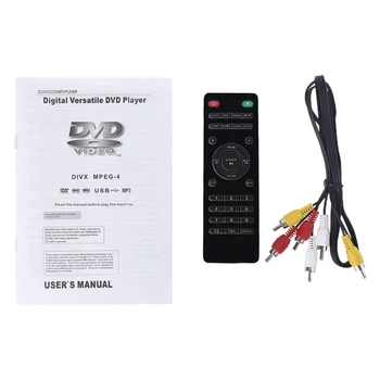 DVD EVDs Igralec za Smart TV Podpira 1080P 2200W USB Vhod Regiji Brezplačno Doma Stereo Glasbe Mini