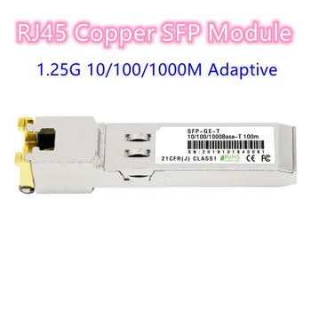 1.25 G SFP RJ45 Modul 1000Mbps SFP, da RJ45 Baker SFP Sprejemnik Združljiv Za Cisco Mikrotik TP-Link Gigabitno Ethernet Stikalo 0
