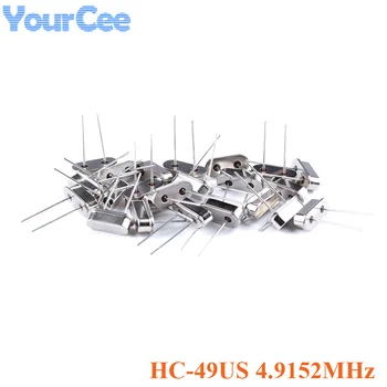 20pcs 4.9152 MHz Pasivne Kristalnih Oscilatorjev HC-49US HC-49 4.9152 M ± 20PPM 20pF X49SD49152MSD2SC