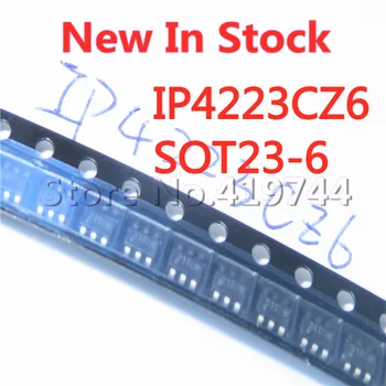 10PCS/VELIKO Kakovost 100% IP4223CZ6 IP4223 SOT23-6 (Svila Tiskanje 21) LCD-motherboard ESD zatiranje transi, ki je Na Zalogi Novo Izvirno