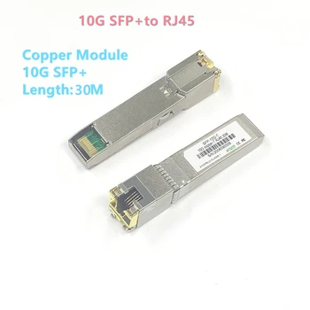 10G Sfp + Naar RJ45 Koper Modul 10Gb Sfp RJ45 Modul Sfp Sfp +-T 10GBase-T Koper sfp 30 M Voor Cisco Mikrotik Tp-Link D-Link