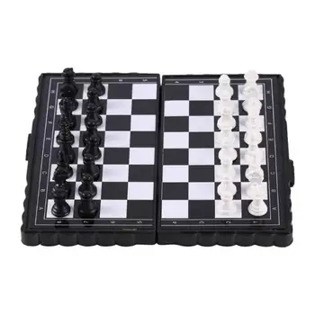 Začetnik Potovanja Chess Set Prenosni Izobraževalne Chess Set Za Enkratno Uporabo Šah Odbor Igrače Z Vrečko Za Shranjevanje Darilo Za Otroke In Odrasle