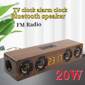 20W Lesene Bluetooth Zvočnik 4 Zvočniki Sound Bar TV Echo Wall Home Theater Sound Sistem, HI-fi Sound Quality Soundbox za PC/TV