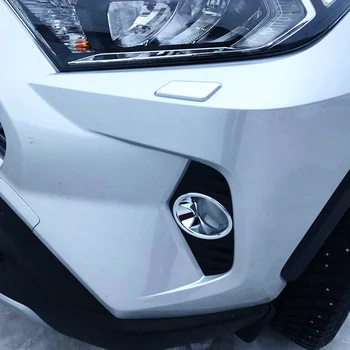 Visoko Kakovostne ABS Plastike Za Toyota RAV4 2019-2023 Avto spredaj meglo lučka Lučka Kritje Trim Nalepke avto dodatki styling 2pcs