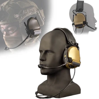 Airsoft Taktično Slušalke, Zvok Pickup in Zmanjšanje Hrupa Taktično, vgrajenih v Glavo Komunikacije Slušalke, za Cs CQB Paintball