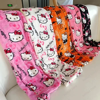 Hello Kitty Ženske Pižame Sleepwear Flanela Hlače Zgostitev Mehko Risanka Hlače Kostume, Obleke Dropshipping