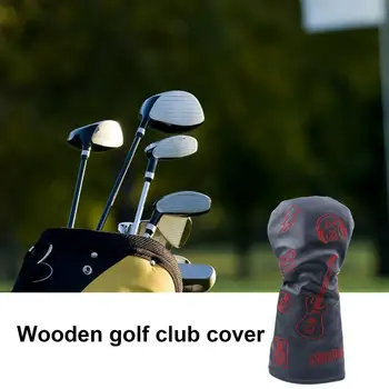Lesene Golf Klub Pokriva Debela In Mehka PU zaščitni Pokrov Za Klub Lesa Glavo Športni navdušenec, Golf Oprema, Golf Konkurenco 1