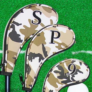 9pcs/set Prikrivanje Golf Železa Headcover 4-9 Na Glavo Kritje Klub Vezenje Število Primeru Šport Golf Oprema, Usposabljanje 3