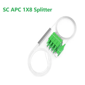 10PCS PLC SC APC Optičnih Vlaken FTTH 0,9 mm Mini PLC Splitter 1x8 1x16 En Način PLC Splitter 5